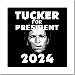 Tucker Carlson For President Posters and Art